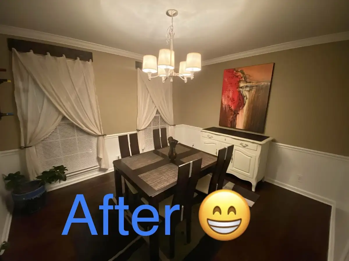 Professional dining room restoration after water damage in Adelphi